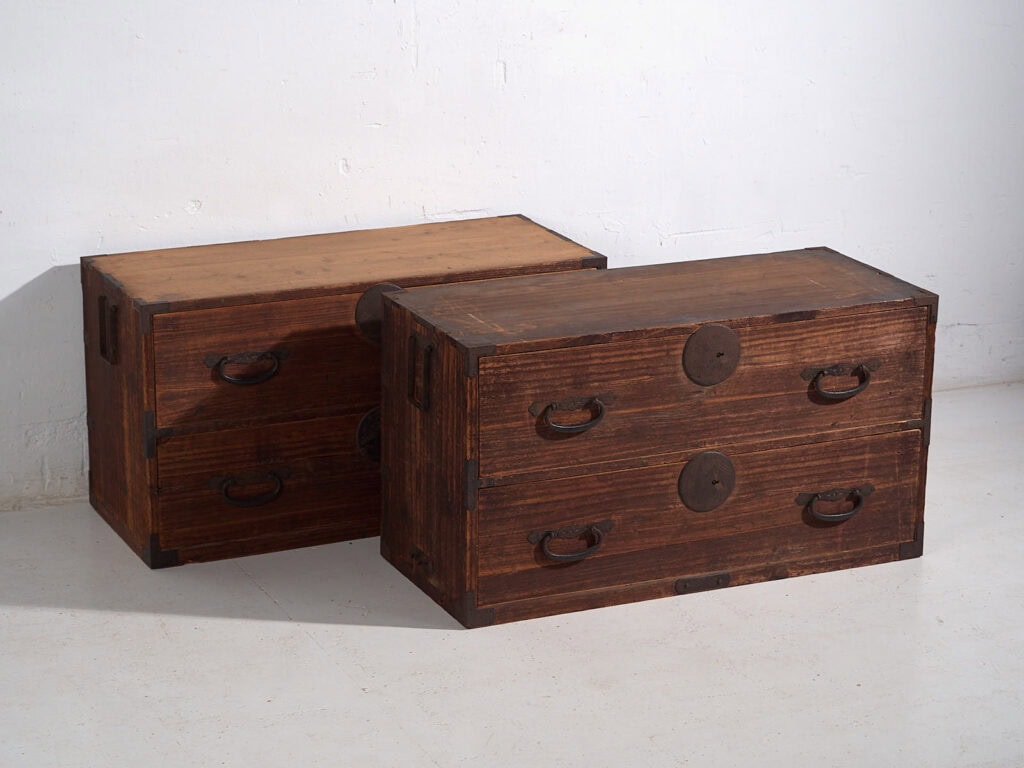 Ancienne commode japonaise Tansu - Période Meiji / Taishō (c.1868-1926) #5