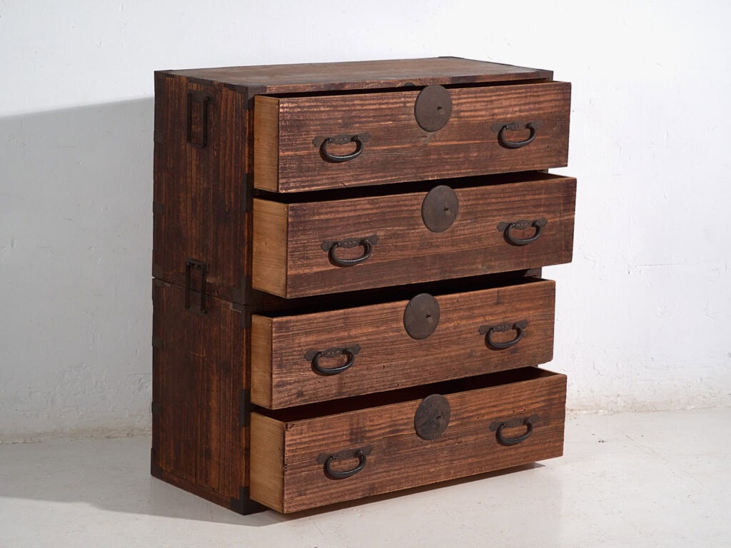 Ancienne commode japonaise Tansu - Période Meiji / Taishō (c.1868-1926) #5