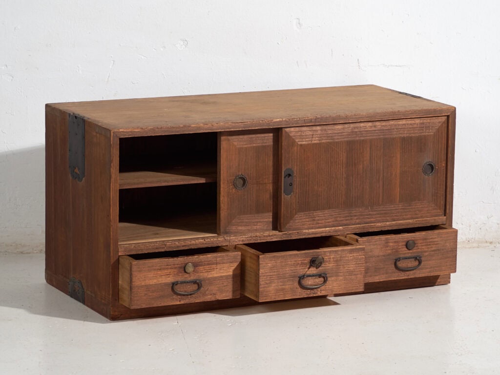 Tansu low antique - Meiji Period / Taishō (c.1868-1926) #13