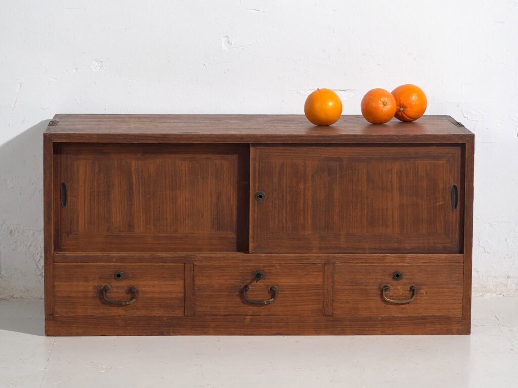 Armario bajo antiguo - Periodo Taishō / Showa (c.1920-1970) #15