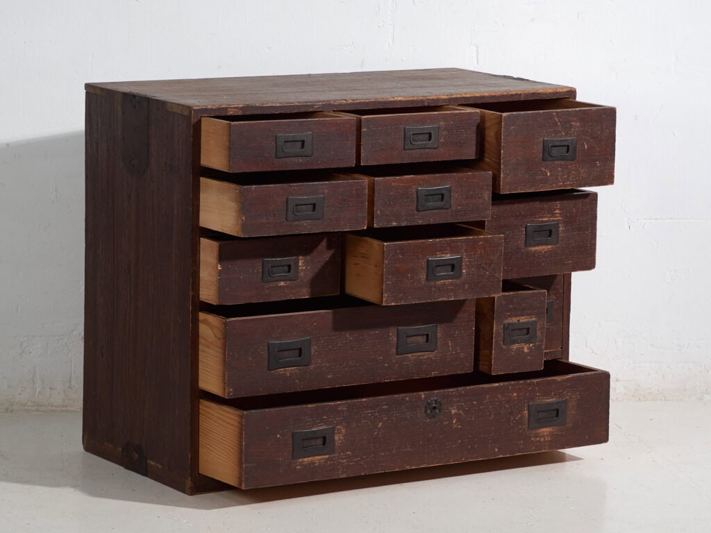 Cajonera japonesa antigua - Periodo Meiji / Taishō (c.1890-1926) #44