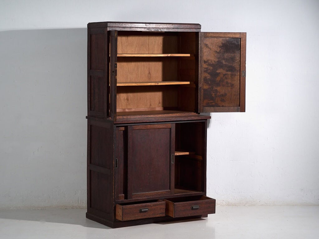 Antique Japanese Mizuya tansu kitchen cabinet - Taishō / Showa Period (c.1912-1970) #71