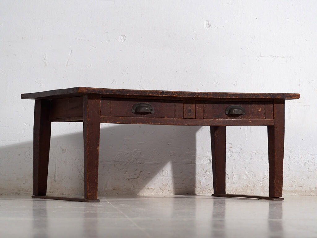 Antique Japanese Chabudai Side Table - Showa Period (c.1926-1970) #78