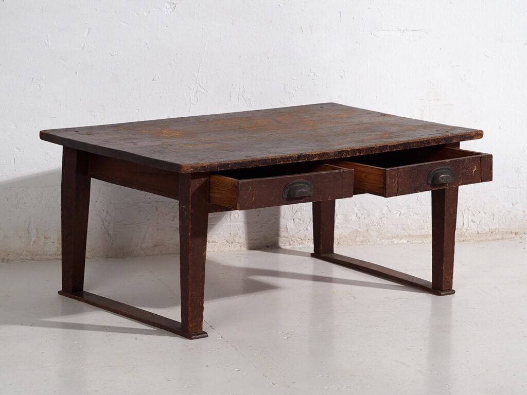 Antique Japanese Chabudai Side Table - Showa Period (c.1926-1970) #78