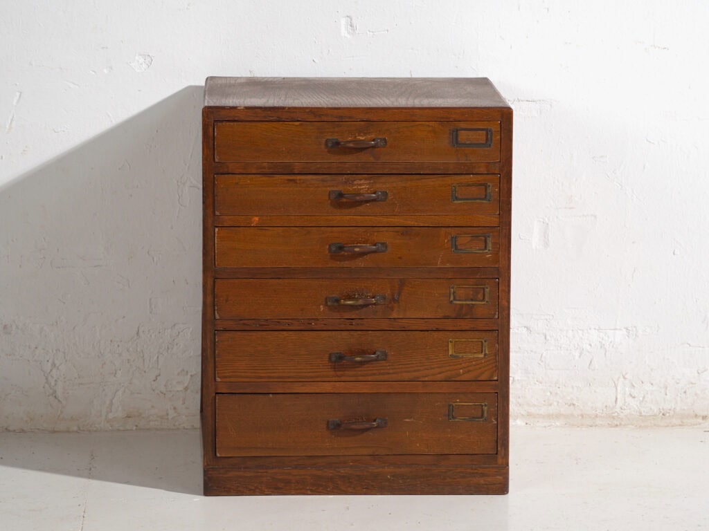 Pequeño archivero japonés antiguo – Periodo Showa (c.1945-1970) #2