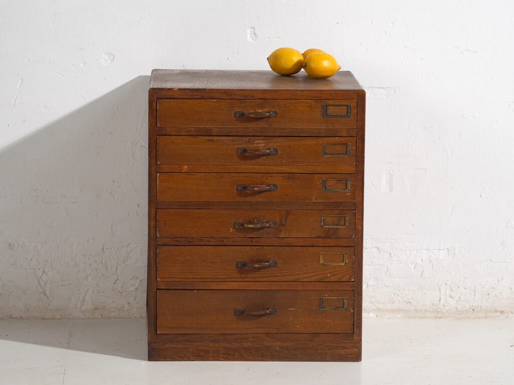 Pequeño archivero japonés antiguo – Periodo Showa (c.1945-1970) #2