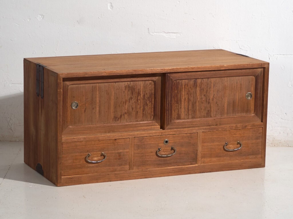 Antiguo Tansu bajo – Periodo Taishō / Showa (c.1920-1970) #19