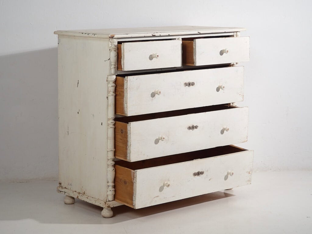 Cajonera blanca antigua (c.1920) #47