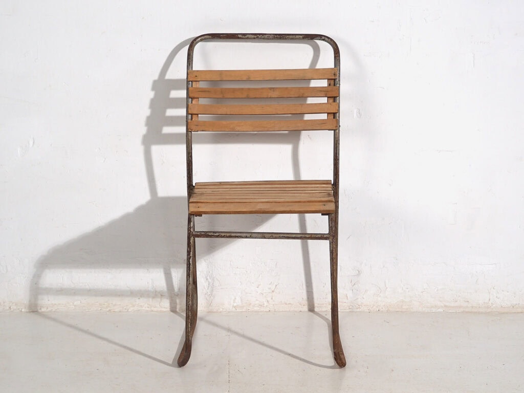 Antiguas sillas de jardín (c.1920). Conjunto de 2 piezas #7
