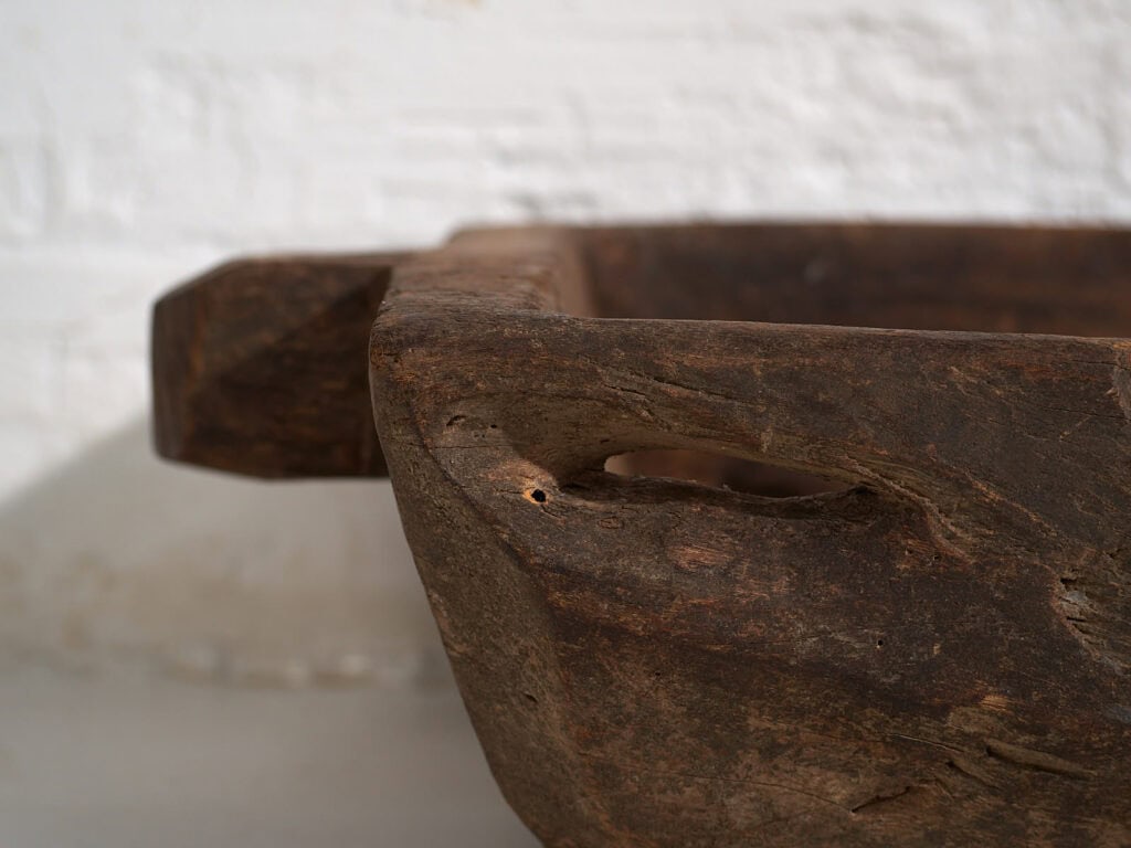Bandeja antigua de estilo wabi-sabi (c.1900) #7