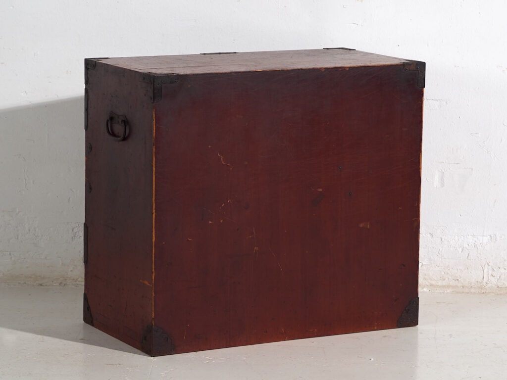 Choba-dansu japonés antiguo en madera de cedro, periodo Meiji/Taishō (c. 1890–1920) #45