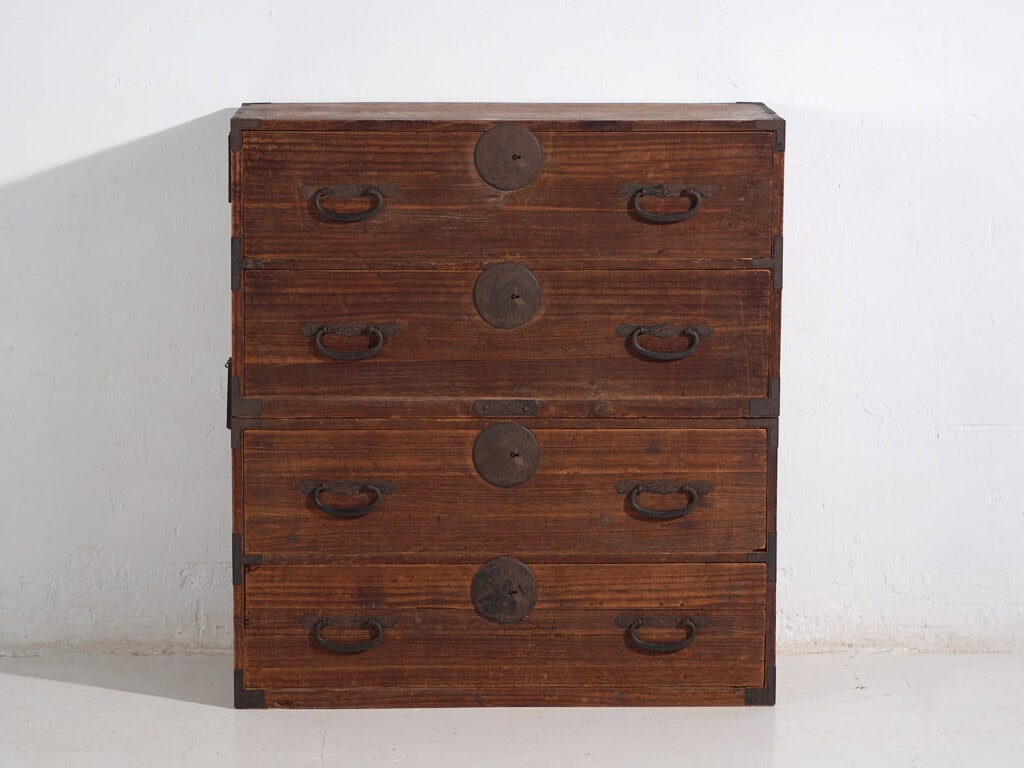 Cómoda japonesa Tansu antigua- Periodo Meiji / Taishō (c.1868-1926) #5