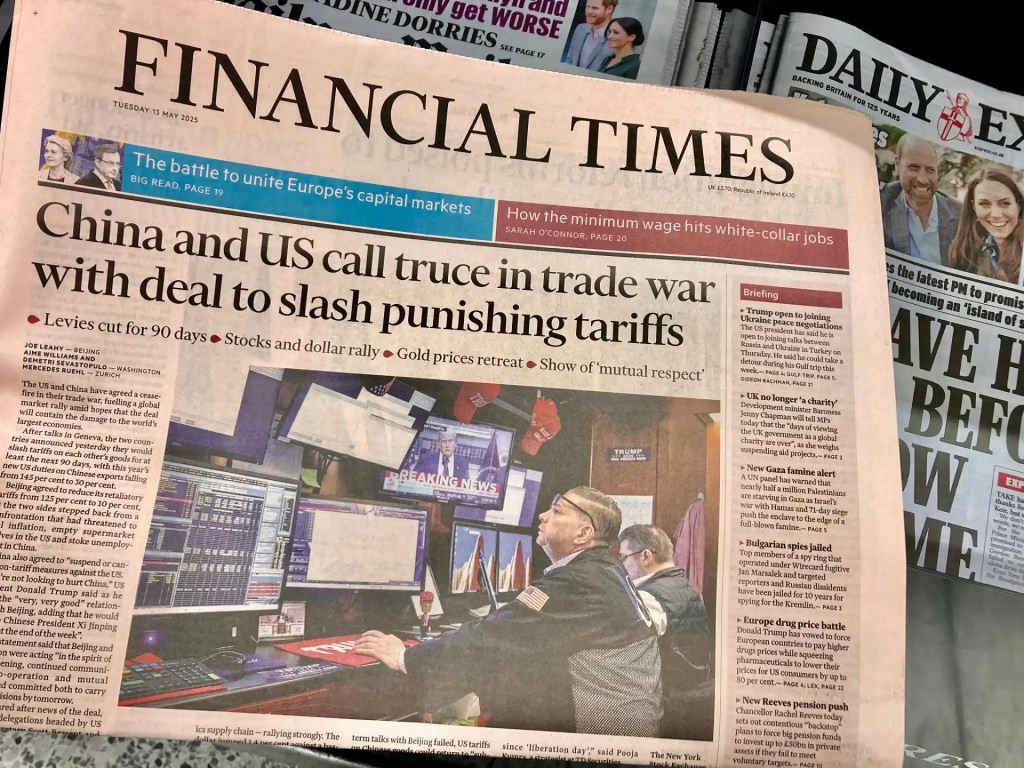 Financial Times reports on US-China tariffs