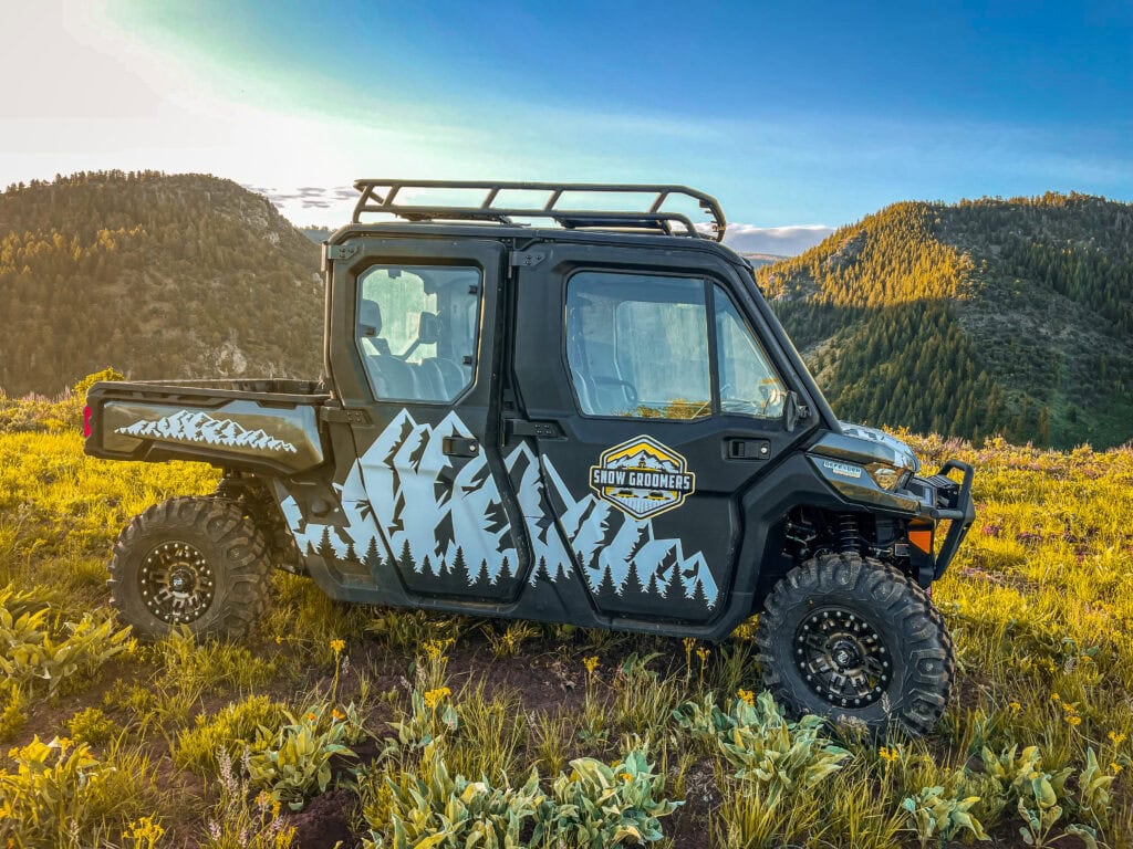 CAN AM Defender with Tusk Megabite Radial Tires
