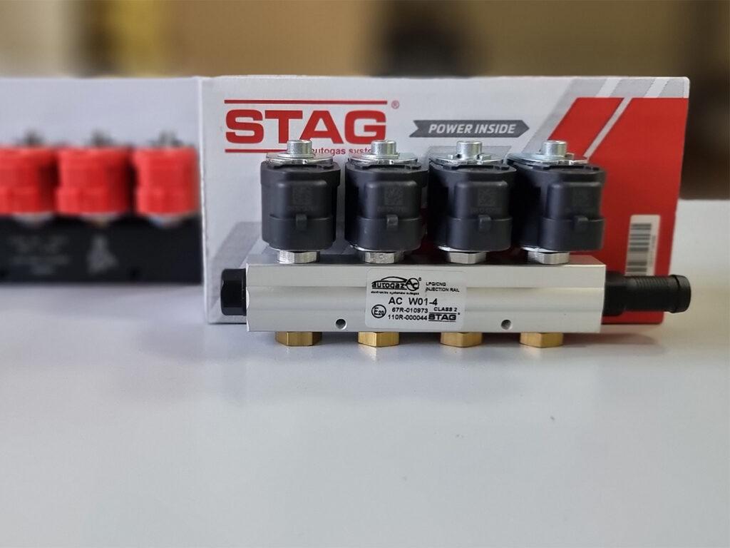 Установка форсунок ГБО 4 поколения STAG W01 Форсунка ГБО STAG W01