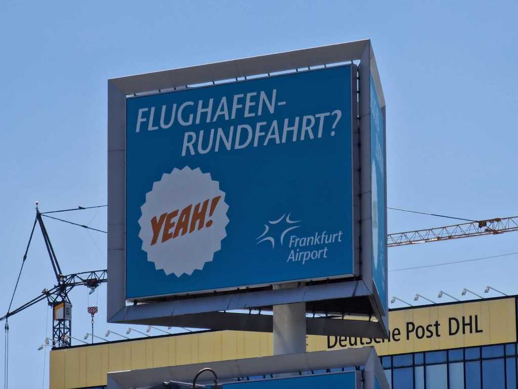 Radweg um den Frankfurter Flughafen