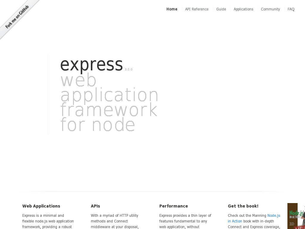 Express - node.js web application framework