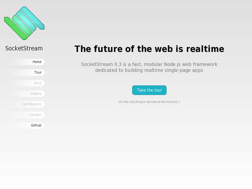 SocketStream - a fast, modular Node.js web framework