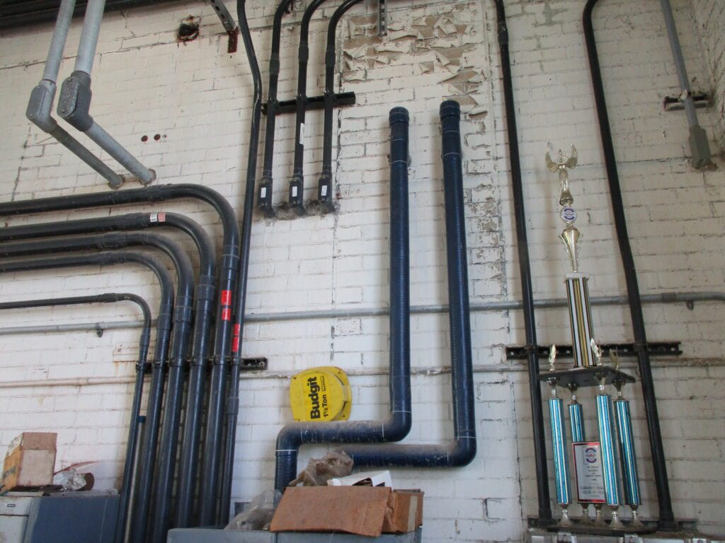 survey wall for hazardous materials