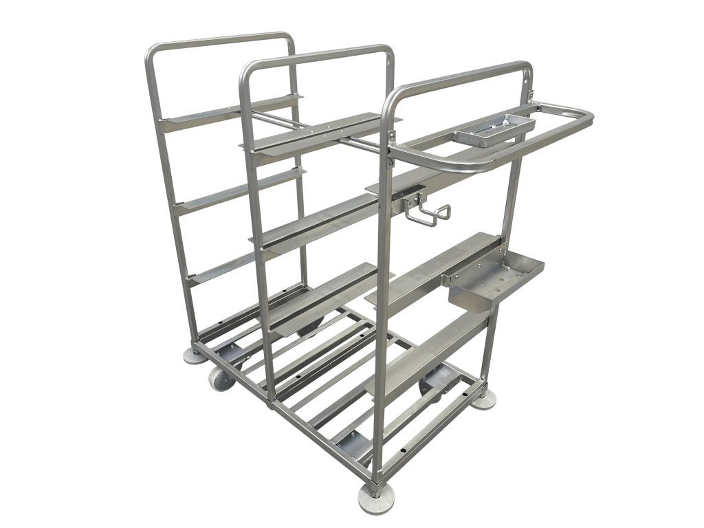 Metalowy wózek do kompletacji zamówień 1200x624x1150 | 150 kg