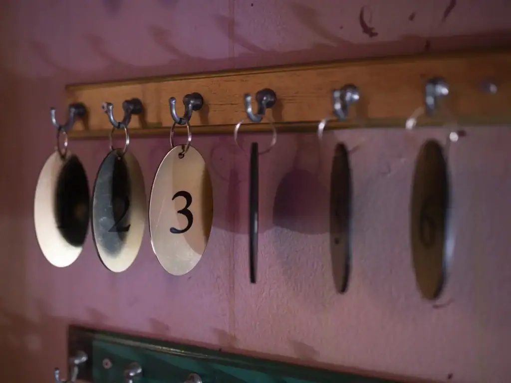 Investigating clues in the Murder Motel escape room in Granbury Texas