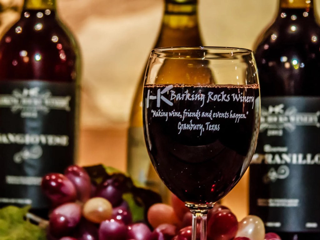 Barking Rocks Vineyard in Granbury, Texas