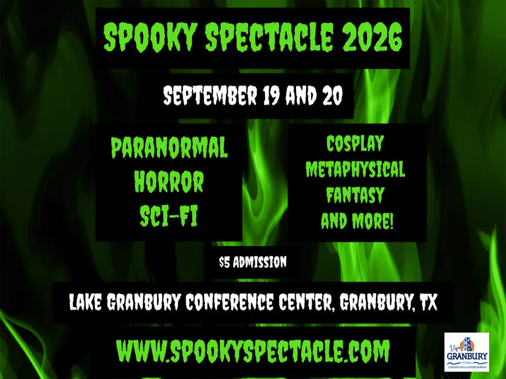 Spooky Spectacle horror and paranormal convention in Granbury, Texas