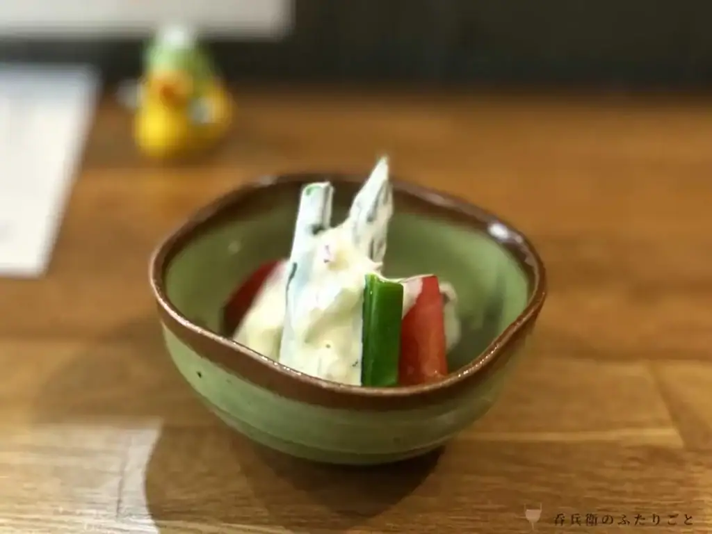 アスパラとトマトのサラダ