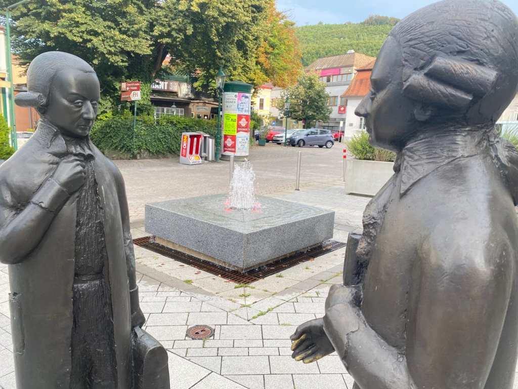 Mozartstatuen in Purkersdorf