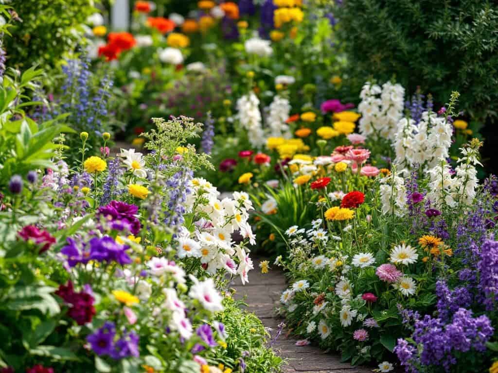 At the heart of an English country garden is the concept of the cottage garden. This style is characterized by an informal layout and a delightful mix of flowers, herbs, and vegetables. 