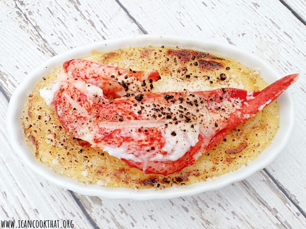 Lobster Corn Creme Brulee