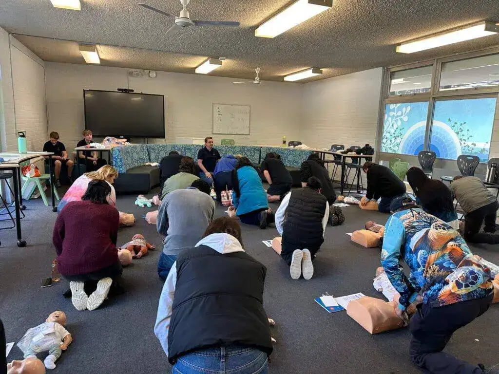 Group training at school in Canberra