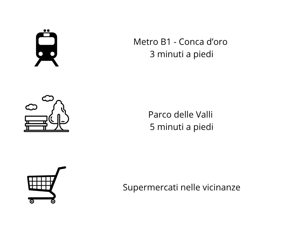 APPARTAMENTO ROMA CONCA D'ORO BAGNO PRIVATO