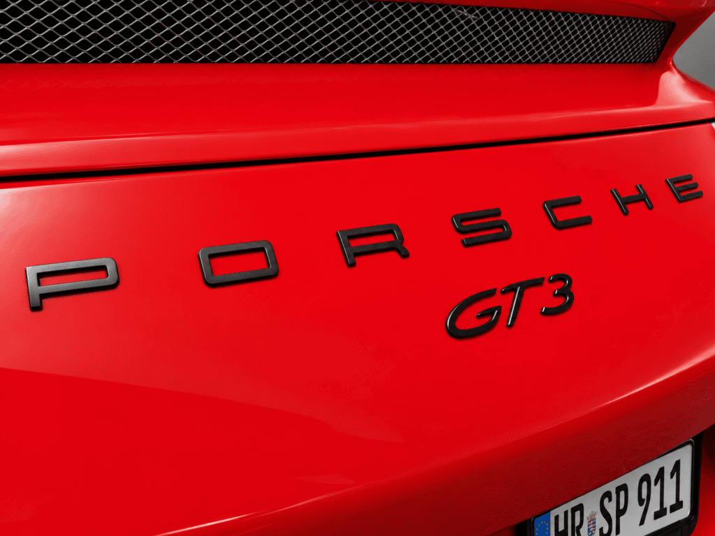 roter porsche 911 gt3 im fotostudio 11