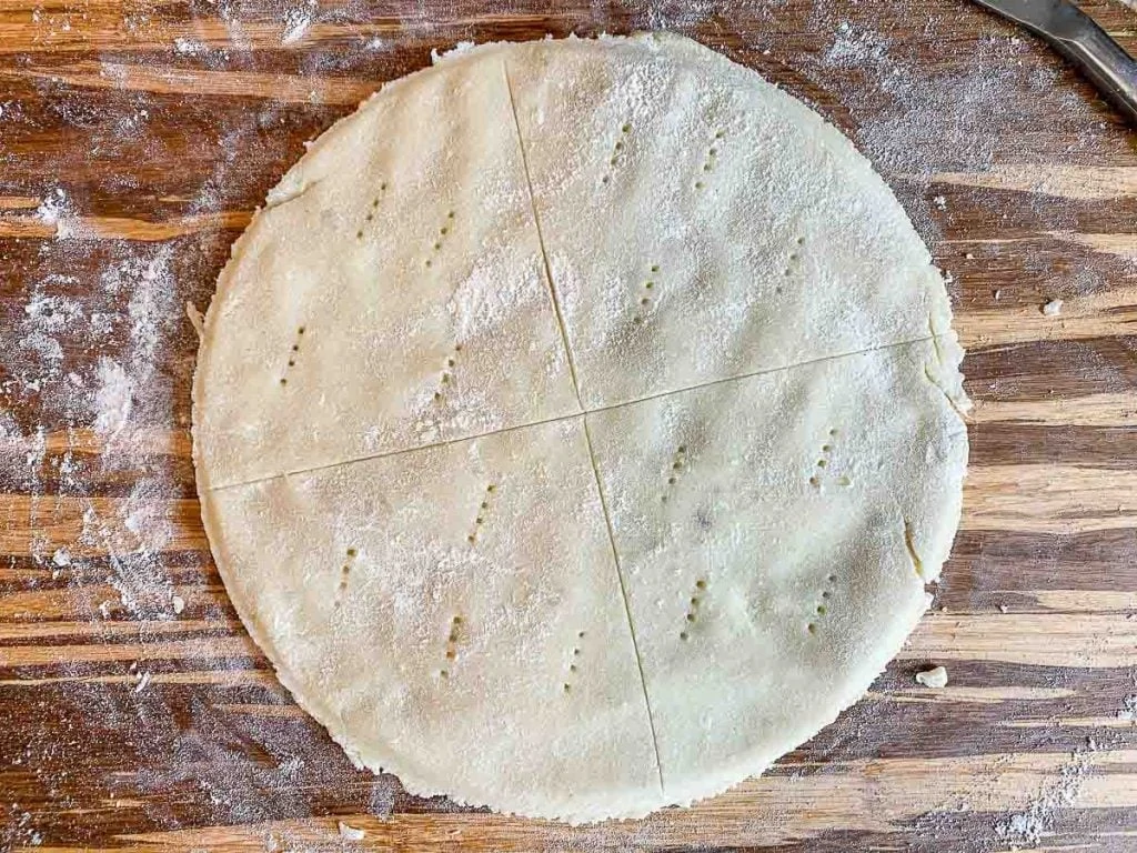 Scottish Tattie Scones ready for frying