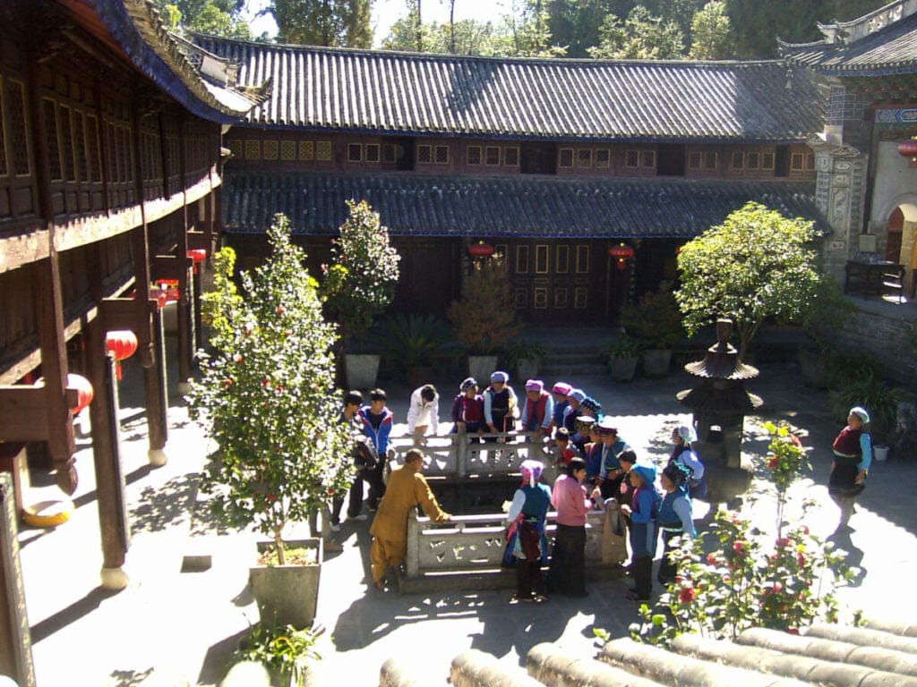 China - Yunnan - Dali - Wu Wei Si Temple China - Yunnan - Dali - Wu Wei Si Temple - Main courtyard