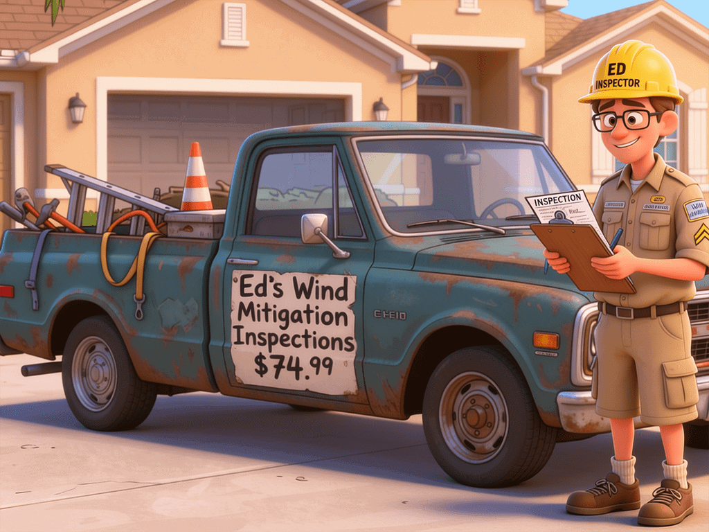 Cheap wind mitigation inspection in Southwest Florida for $74.99
