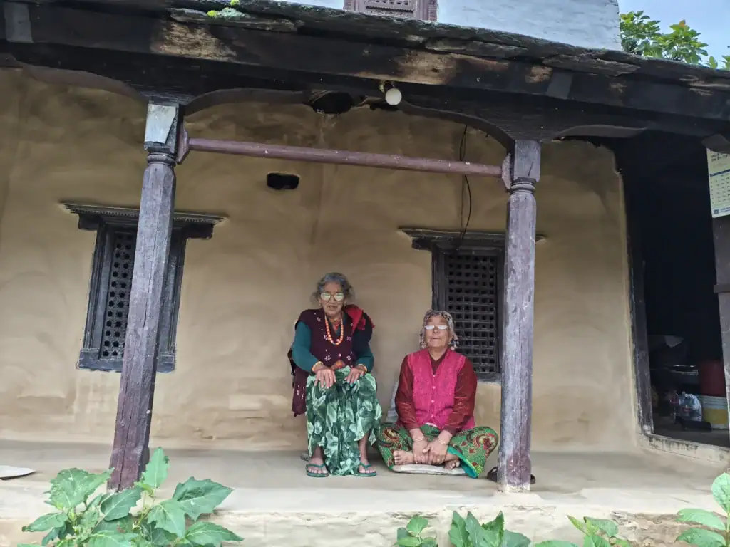 Village people in Ghandruk Nepal