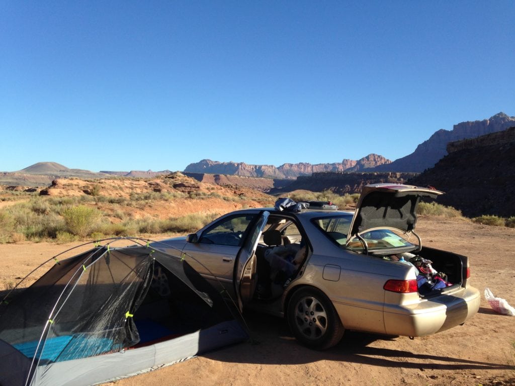 free camping, Zion National Park, arboursabroad