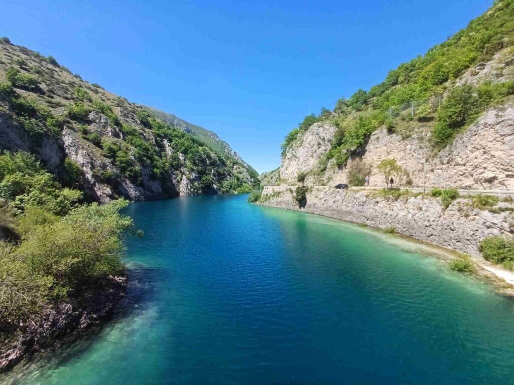 Lago di San Domenico, nelle gole del Sagittario