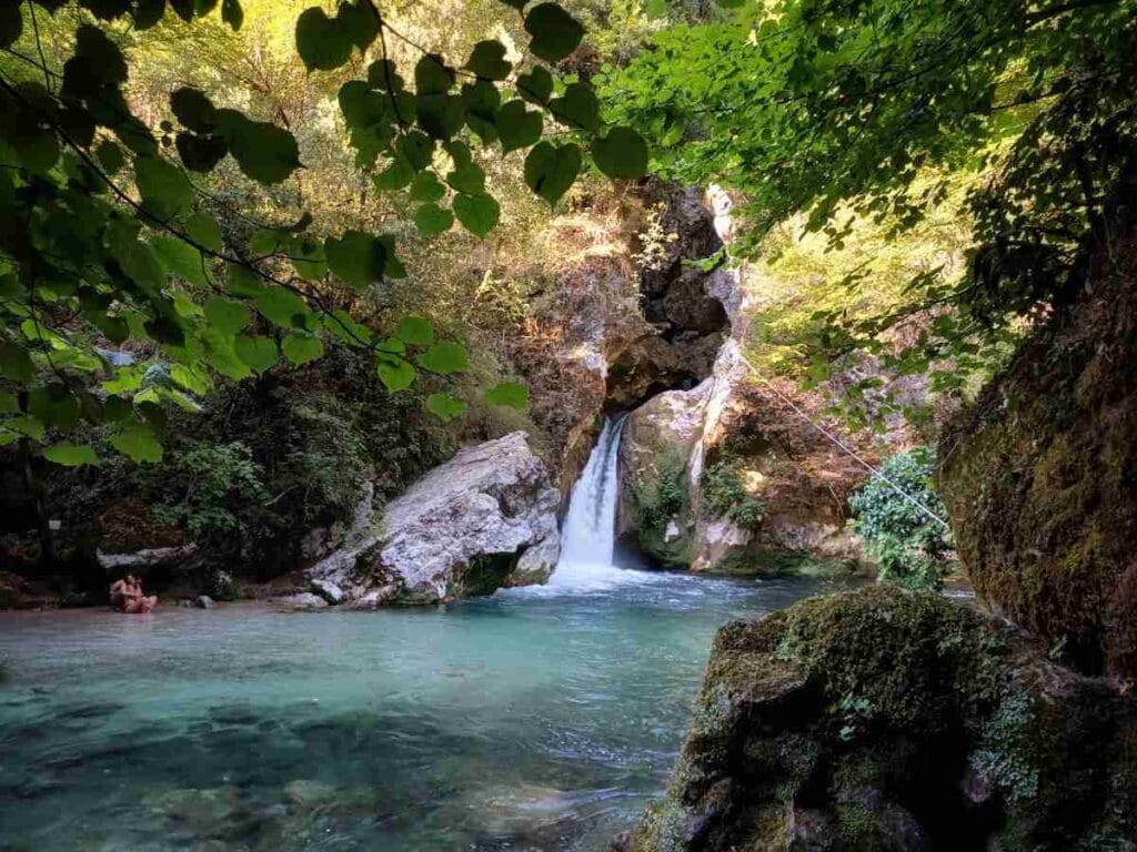 Laghetto di san Benedetto, a Subiaco
