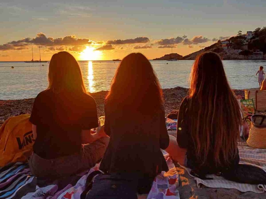 Tramonto a cala d'Hort