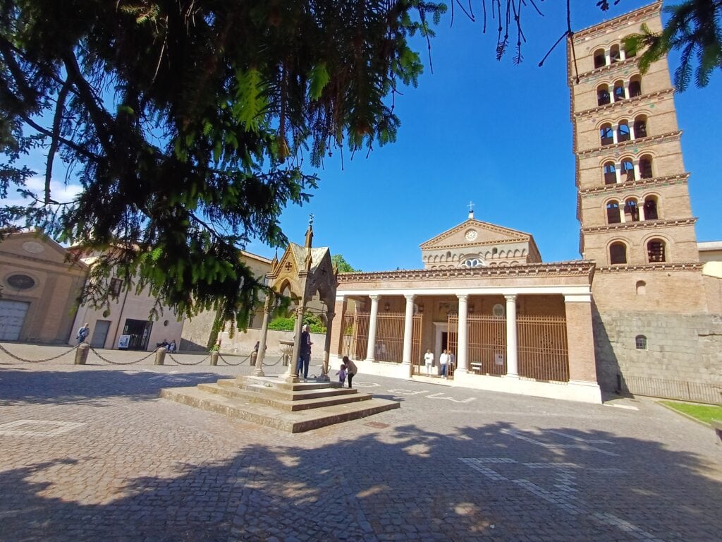 l'abbazia di san Nilo a Grottaferrata