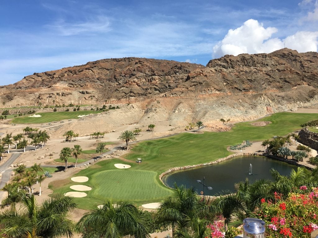 View from the Penthouse at Anfi Tauro