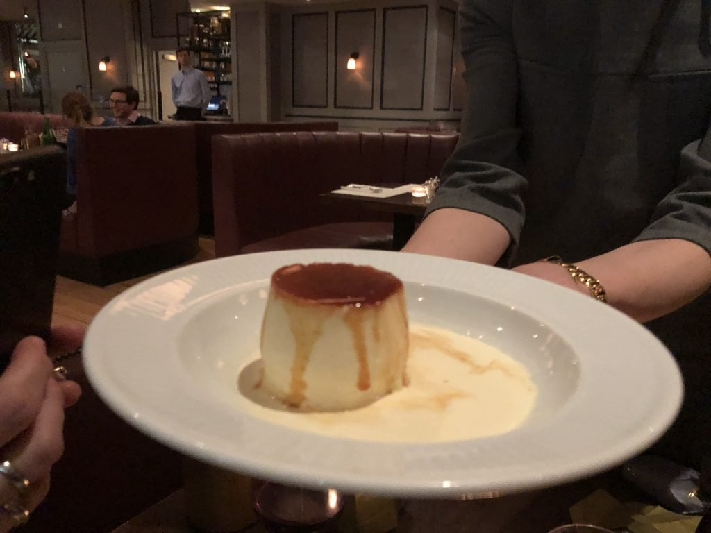 A Seasonal French Treat at Cote Brasserie Market Place 11 Best Creme Caramel in London Cote Brasserie