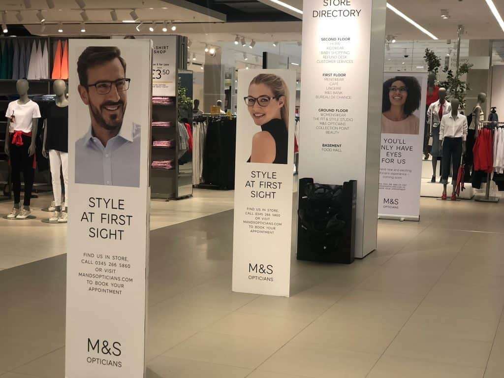 M & S Opticians Westfield London
