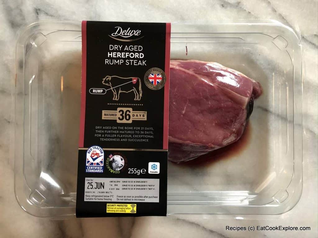 Thai Weeping Tiger Beef Salad with Hereford Beef 2 Hereford Beef 36 days dry aged rump steak