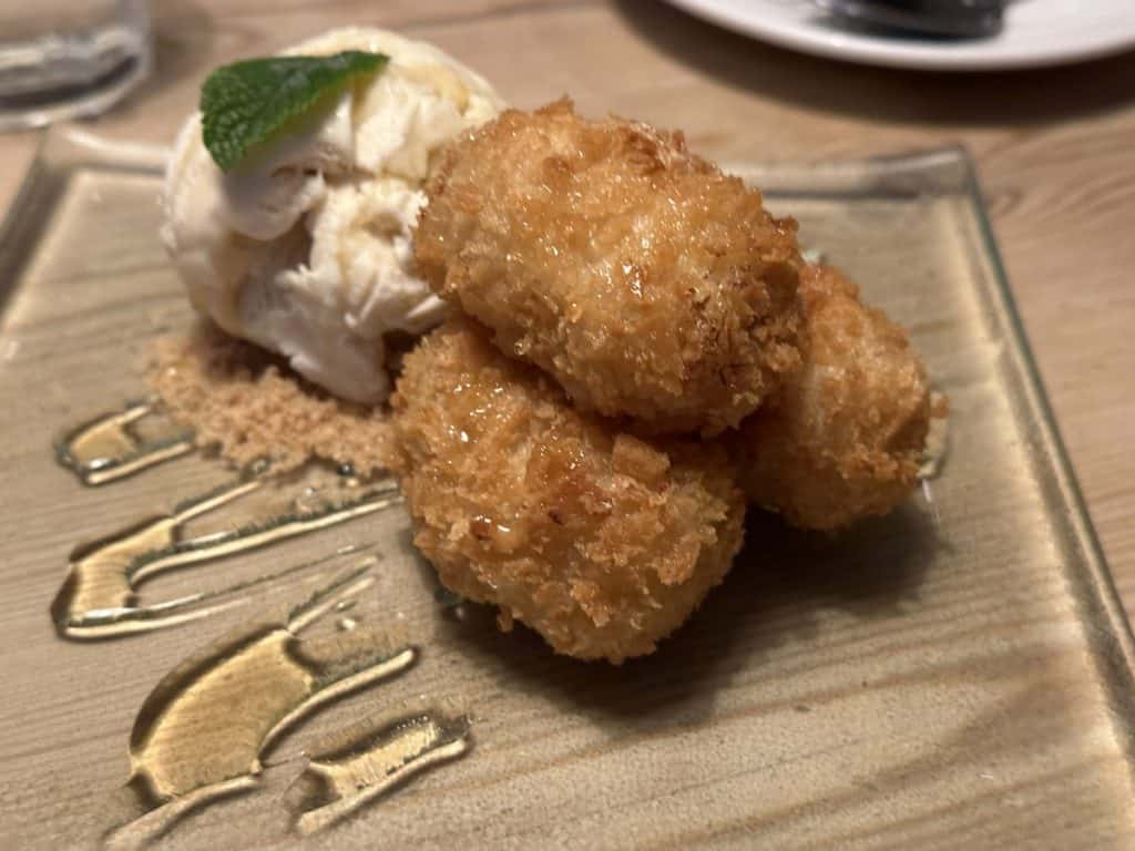 Monkey and Me Thai Marylebone 3 Honey Banana fritters