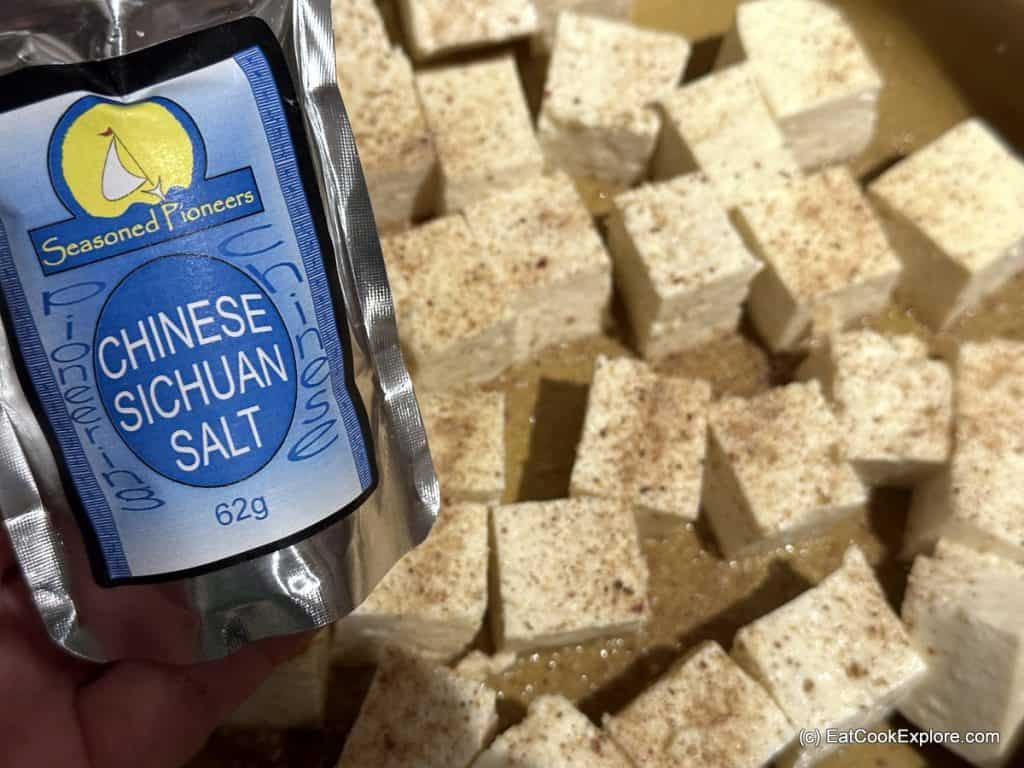 Air Fryer Spicy Salt and Pepper Tofu recipe 4 Salt and pepper tofu recipe