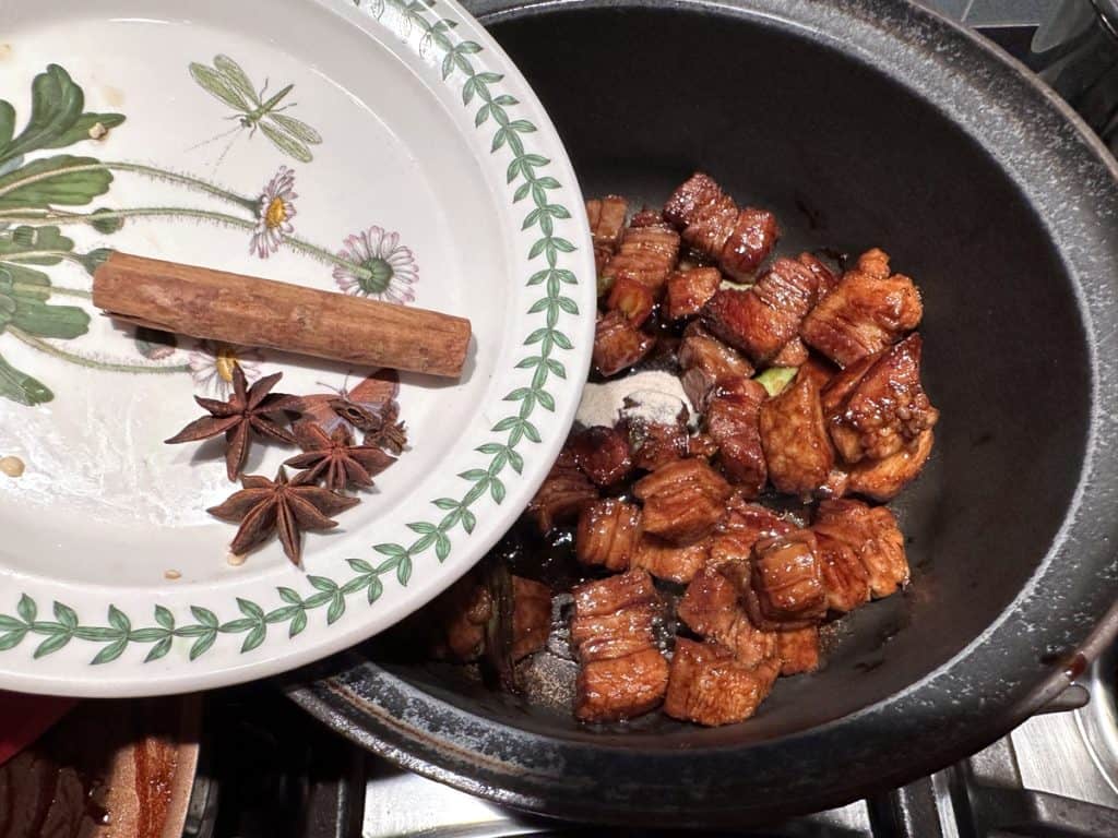 Red Braised Pork Belly Hong shao rou (红烧肉) recipe 4 Red braised belly pork hong hsao rou